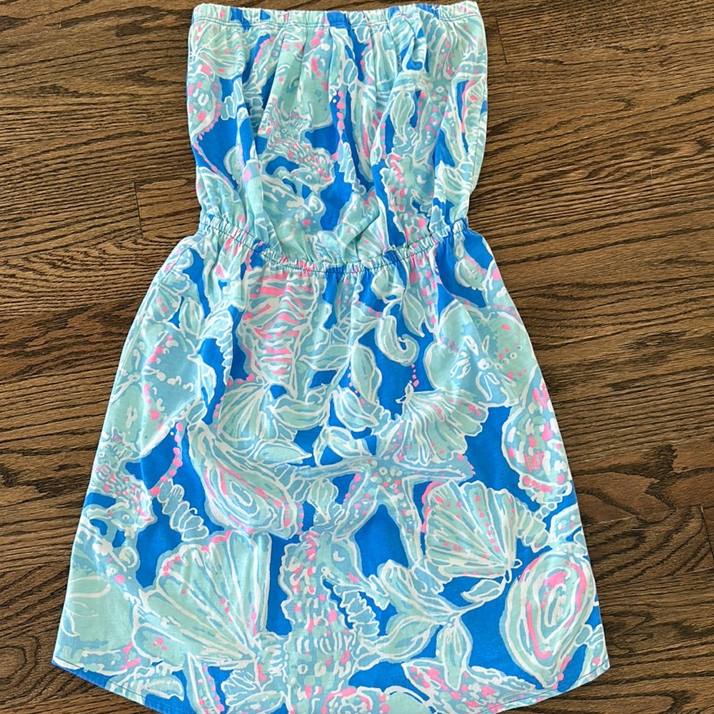 Lilly Pulitzer Cotton Strapless Dress